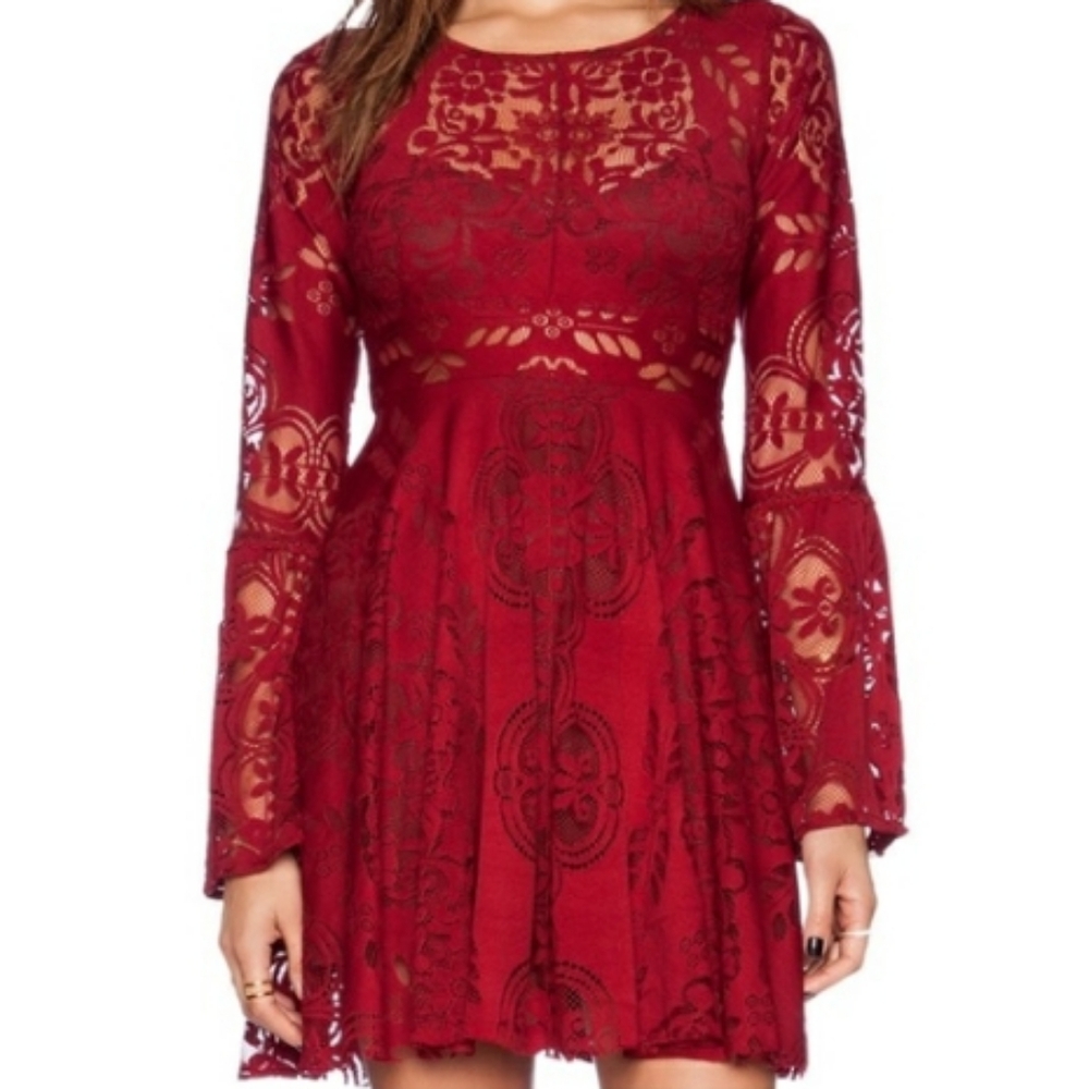 Free People Lace Lovers Dress